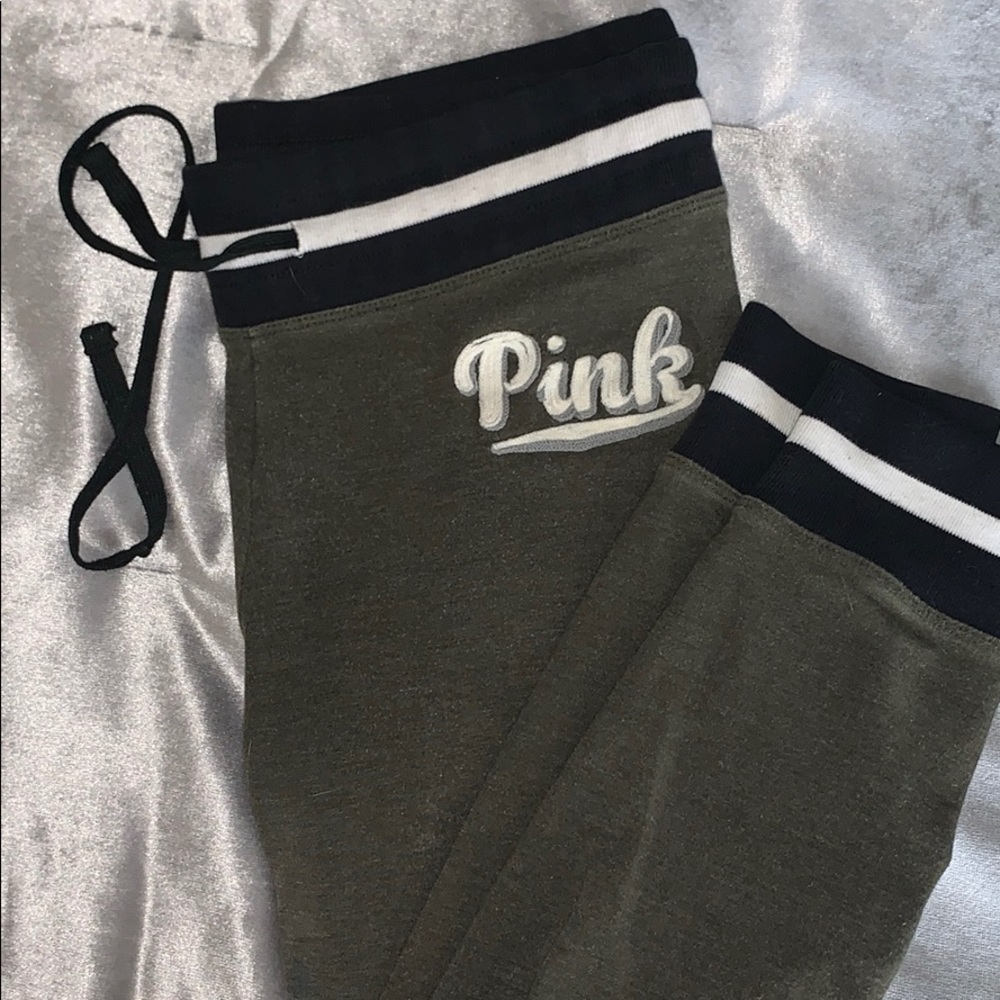 PINK VS drawstring yoga sweats